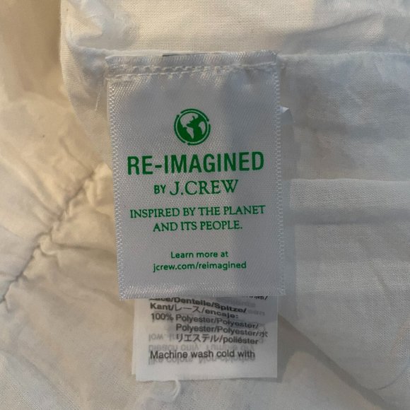 J Crew Puff Sleeve Shirt - Size Medium - Picture 6 of 6